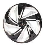Calota Sportiva Modelo Nitro X Aro 14 Polegadas Black/silver Parafuso