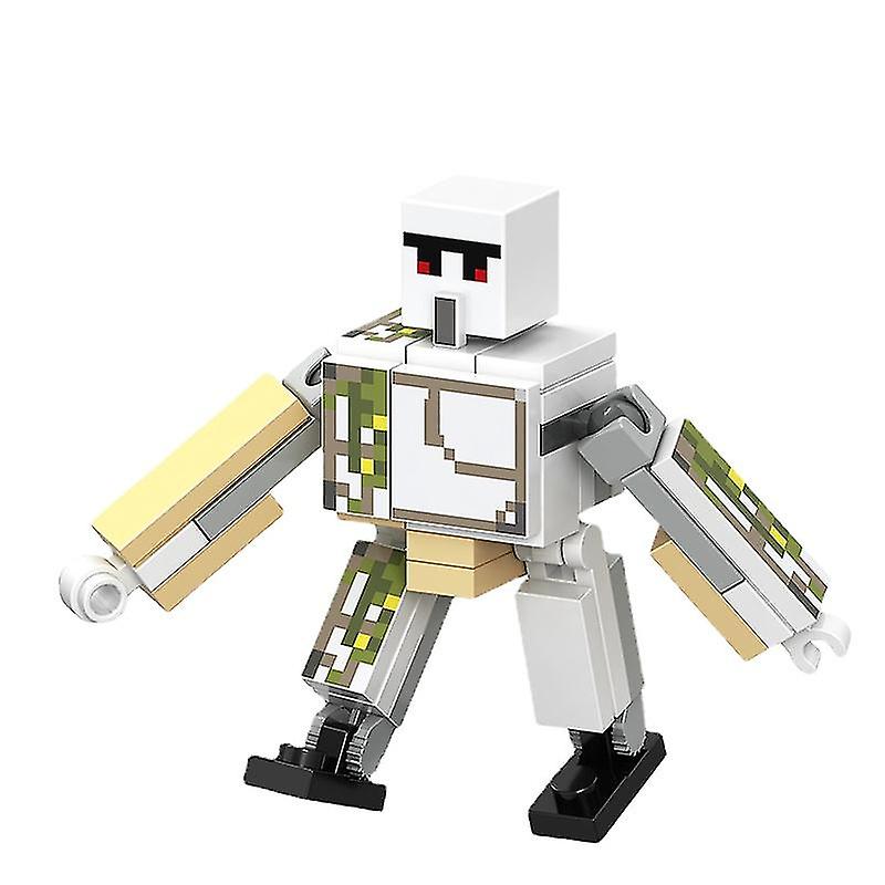 Guardião De Minecraft Ferro Golem Withered Building Block Min