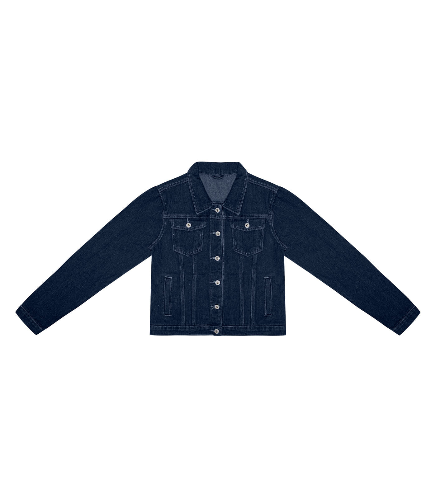 Jaqueta Jeans Feminina Rovitex Azul P