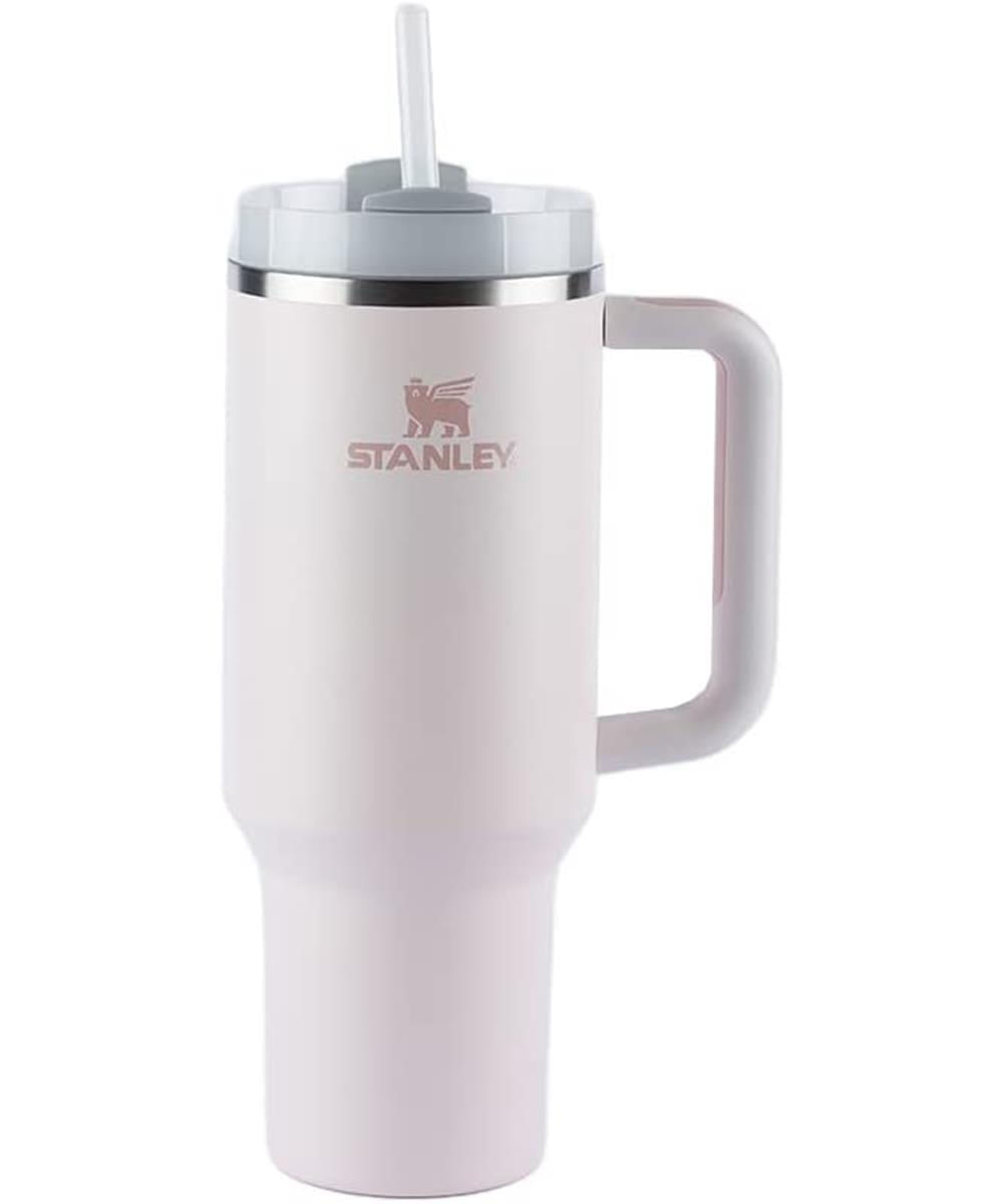 Copo Com Canudo Stanley Quencher 2.0 Rose Quartz 887ml