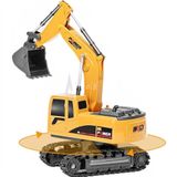 Brinquedo De Escavadeira Rc De 24 Ghz 6 Canais 124 Prese