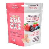 Biscoito Quatree Natural Snacks Para Cães Adultos Sabor Frutas Vermelhas 150g