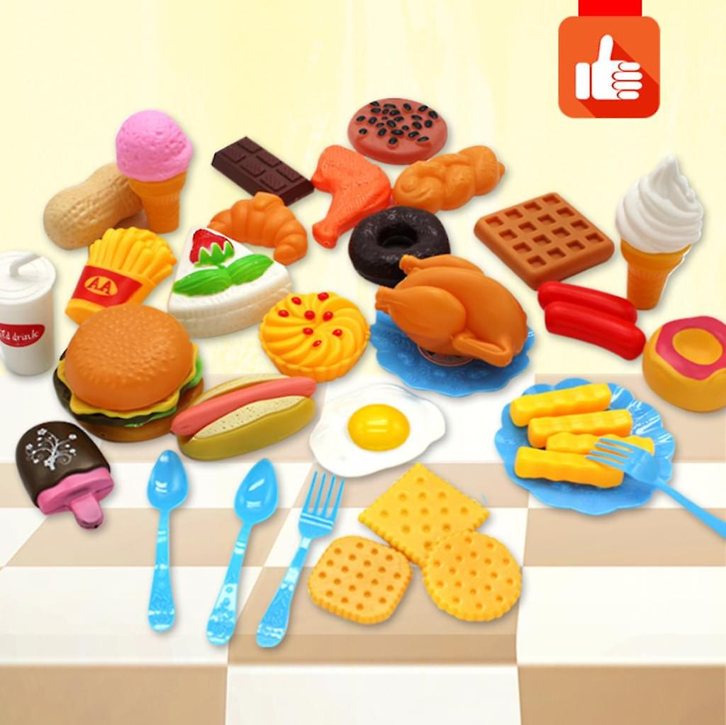 Brinquedos De Cozinha Food Toy Kitchen Hamburger Set Educati