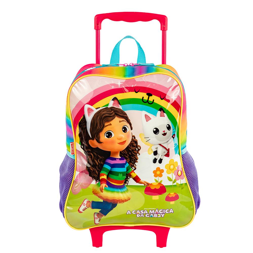 Mochila De Rodinhas Sestini Gabby M Fadas Rosa