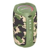 Alto-falante Bluetooth Zealot S49 Camuflagem Portátil À Pro