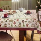 Toalha De Mesa Natal Emoção Pop Retangular 8 Lugares 140x250