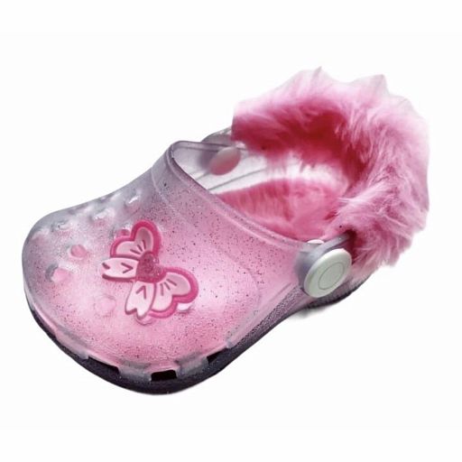 Babuche Infantil Feminina Pantufa Laço Juju