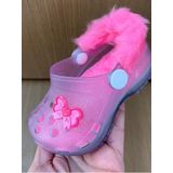 Babuche Infantil Feminina Pantufa Laço Juju