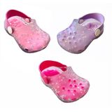 Kit 3 Pares Babuche Infantil Juju Coração Pantufa Com Led