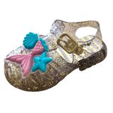Sandália Infantil Feminino Bebê Meninas Sereia Juju