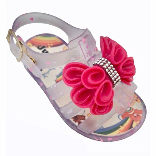 Papete Infantil Feminina Laço Strass Juju