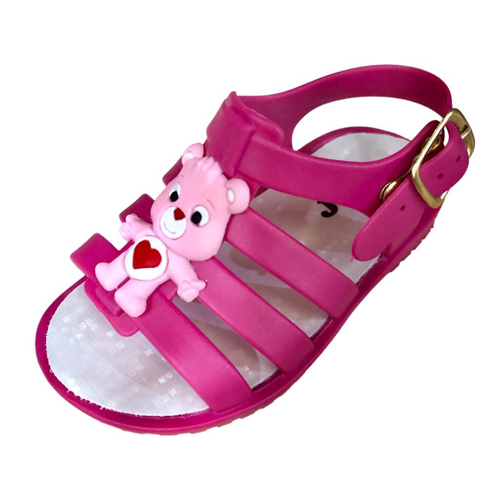 Sandália Bebê Papete Infantil Ursinho