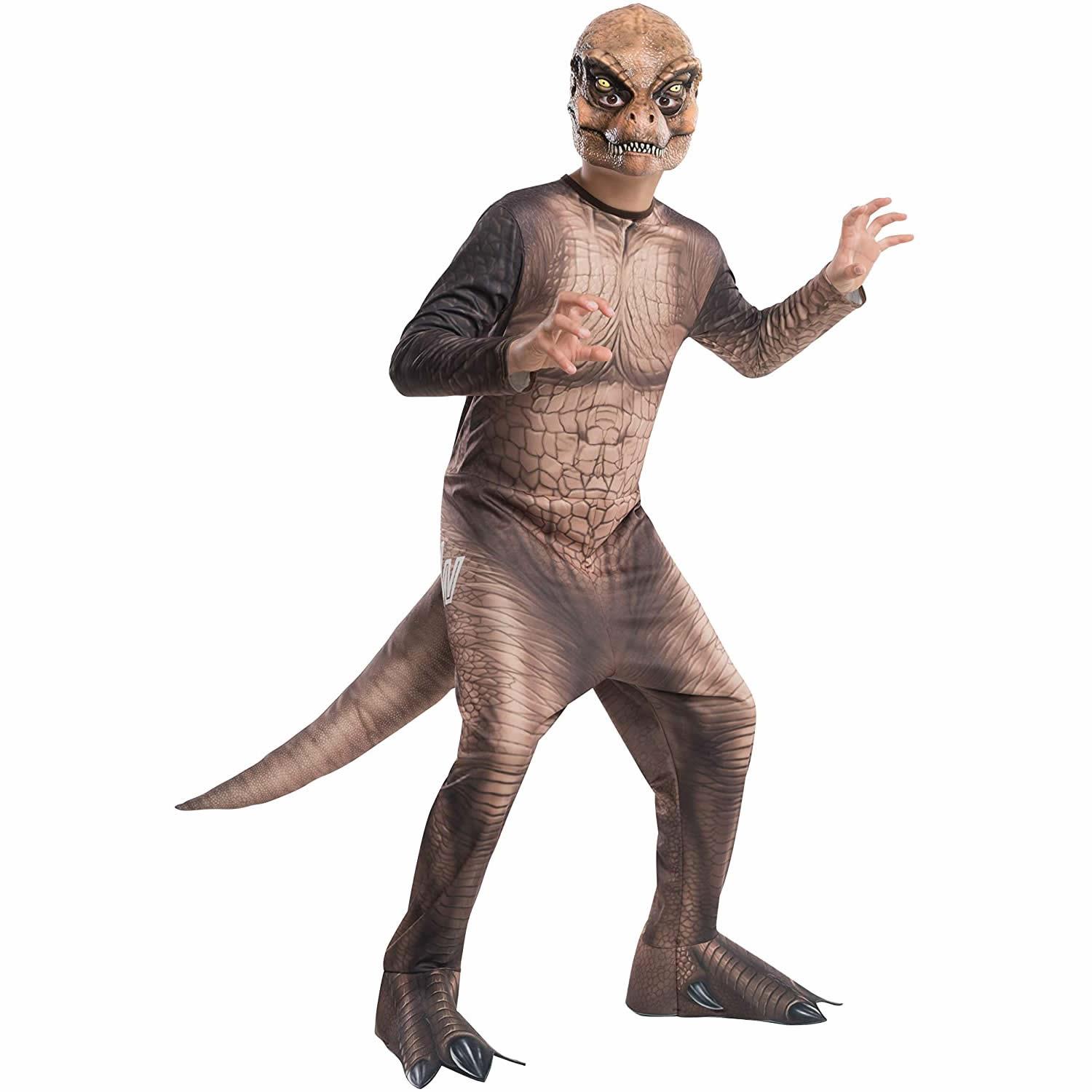 Jurassic World Dinossauro T-rex Tamanho L 12-14 Traje Dos Meninos