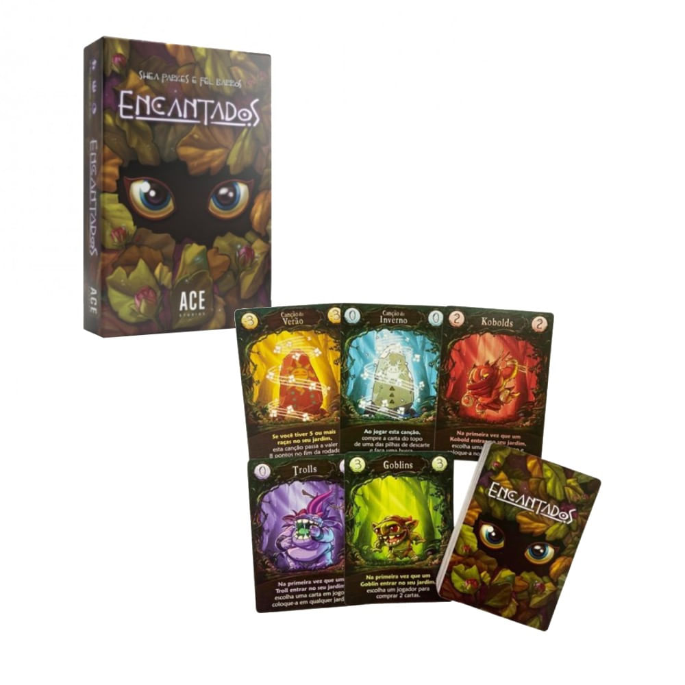 Encantados Terceira Ed Jogo De Cartas Ace Studios - Carrefour