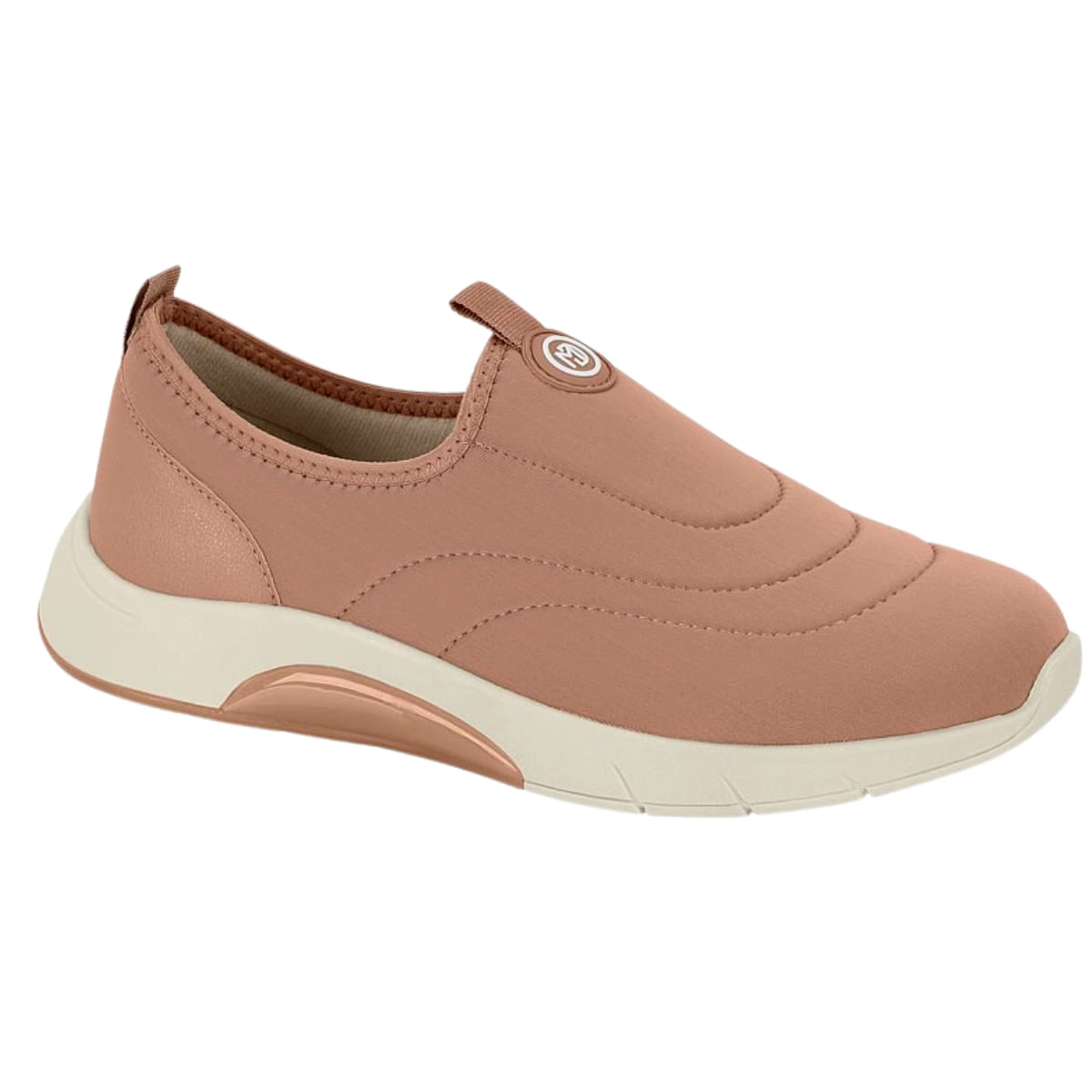 Tênis Casual Slip On Feminino Ultra Conforto Modare 7378.108.23579 - Nude - 38