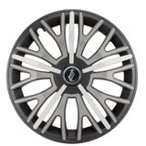 Calota Sportiva Modelo Triton Sport Aro 14 Polegadas Black/graphite/silver Parafuso