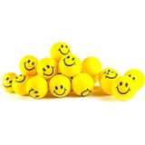 Bolas De Estresse Para Crianças E Adultos - Pacote De Massa Ideal De 24 2 Bolas De Sorriso De Estresse - Baile De Estresse Amarelo Engraçad