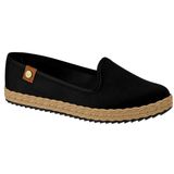 Sapatilha Alpargata Slip On Feminina Moleca 5696.304.5881 - Preto - 39