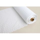 Toalha De Mesa Em Rolo 50cm X 20m Branco Quadrado