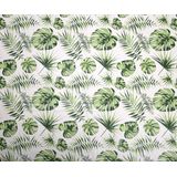 Toalha De Mesa Classic 0,2 Mm Folhas Verde 1,37m Kapazi