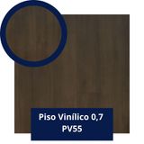 Piso Vinílico 0,7 Mm Rolo Com 12m² Pav0155 Kapazi