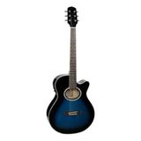 Violão Aço Eletroacústico Giannini Gsf-1d Ceq Dark Blue Burst