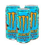 Energético Monster Energy Juice Mango Loco 473ml | Kit Com Três Unidades