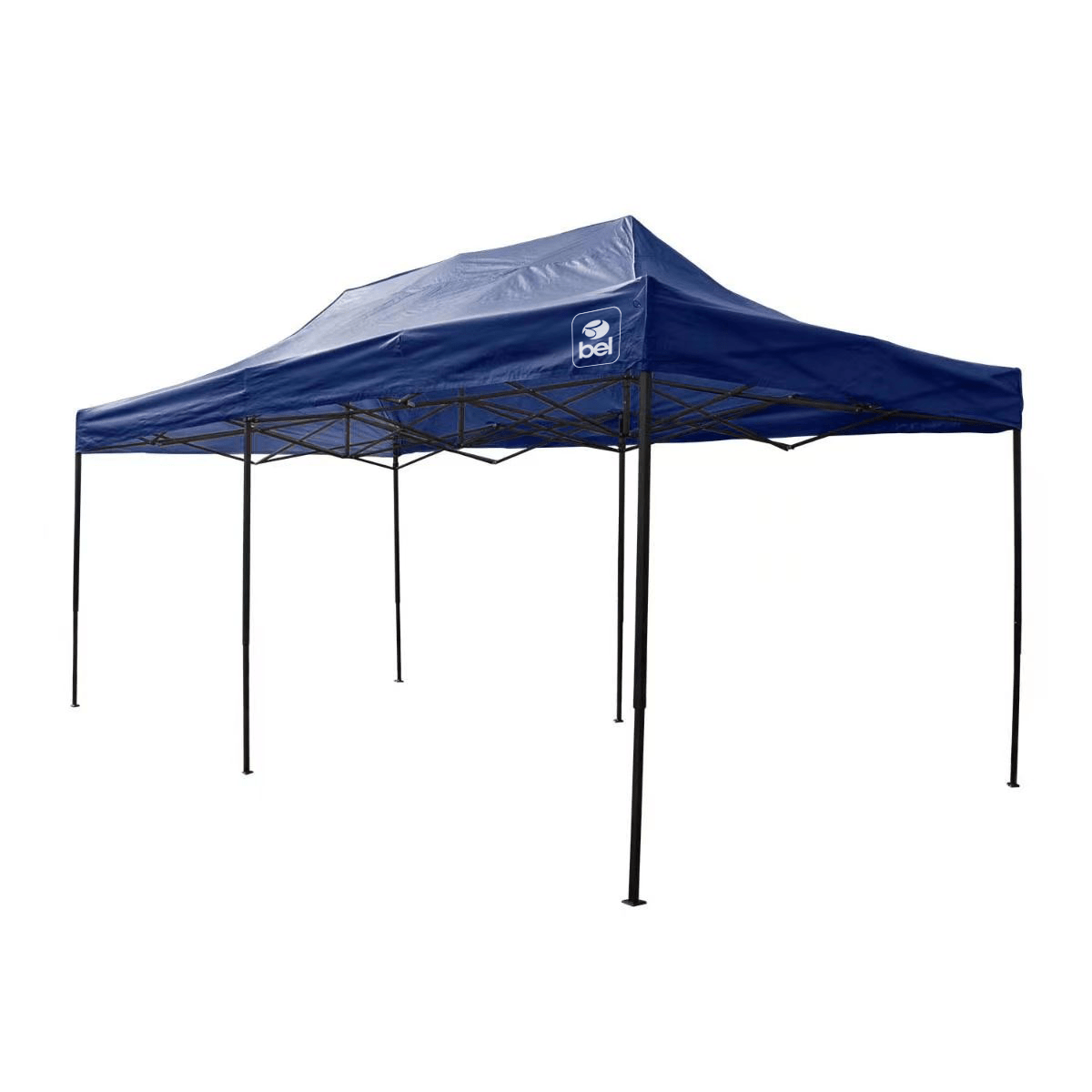 Tenda Gazebo Dobrável Pagoda 3m X 6m Oxford Azul Bel