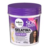 Gelatina Salon Line S.o.s Cachos Ativadora De Cachos Super Óleos 400g