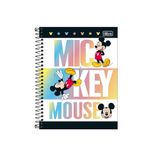 Caderno Espiral Cd Colegial 10 Matérias Mickey 160f Tilibra 01un Tilibra