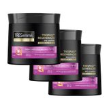 Kit 3 Creme De Tratamento Tresemmé Tresplex Regeneração 400g