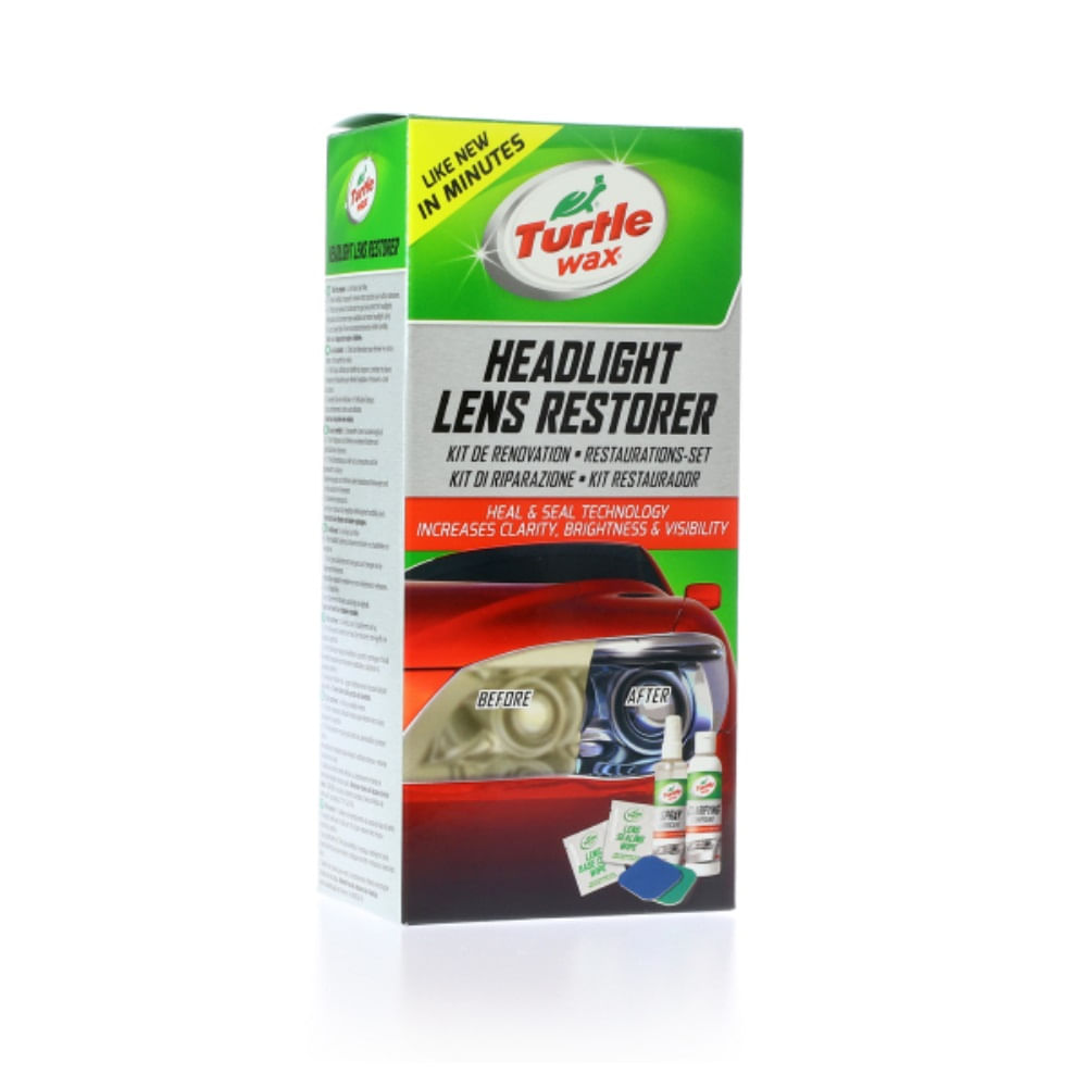 Kit Restaurador De Faróis Turtle Wax Headlight Lens Restorer Carrefour