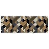 Passadeira Antiderrapante Tropical 43cm X 1,30m Triângulos Color Kapazi