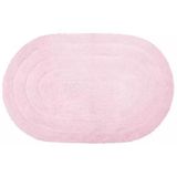 Tapete Para Banheiro Allegro 40cmx60cm Rosa Oval Kapazi