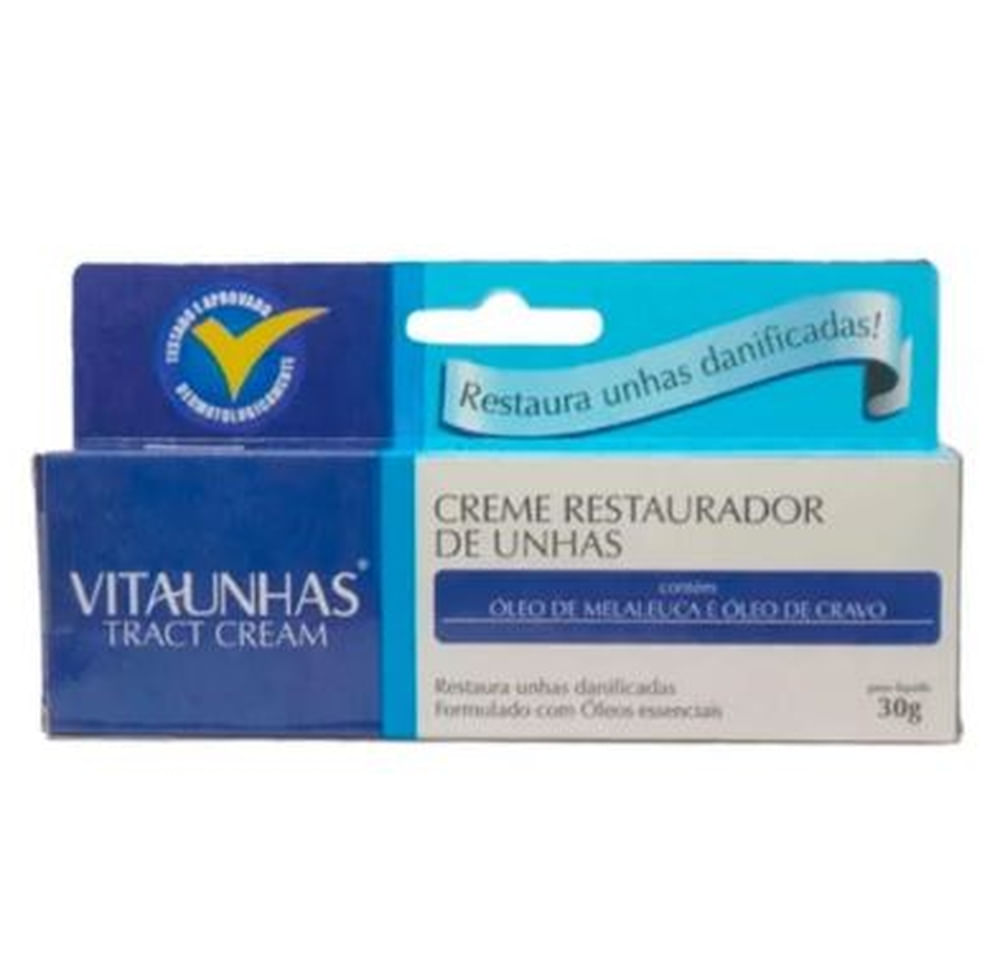 Creme Restaurador De Unhas Vitaunhas 30g