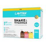 Kit 3x210g Redubío Shake Dieta De 21 Dias Com 3 Sabores