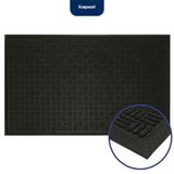 Tapete Waterkap Comercial 90cm X 1,50m Preto Kapazi