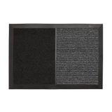 Tapete Sanitizante Preto 2 Em 1 70cm X 100cm Kapazi