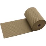 Tapete Antiderrapante Tropical Em Rolo 65cm X 15m Bege Kapazi