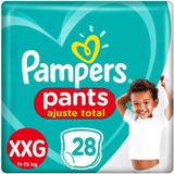 Fralda Pampers Pants Ajuste Total Tamanho Xxg Com 28 Unidades