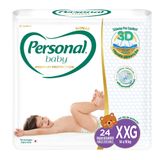 Fralda Personal Baby Premium Protection Tamanho Xxg 24 Unidades