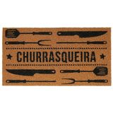 Capacho Vinil Super Print Churrasqueira 40cm X 75cm Kapazi
