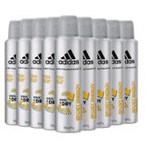 Kit 9 Desodorante Aerosol Adidas Masculino Cool &amp; Dry Sport Energy 150 Ml
