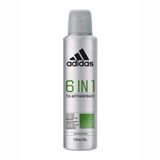 Desodorante Adidas 6 In 1 Aerosol Masculino Sem Silicone 72h Masculino 150ml