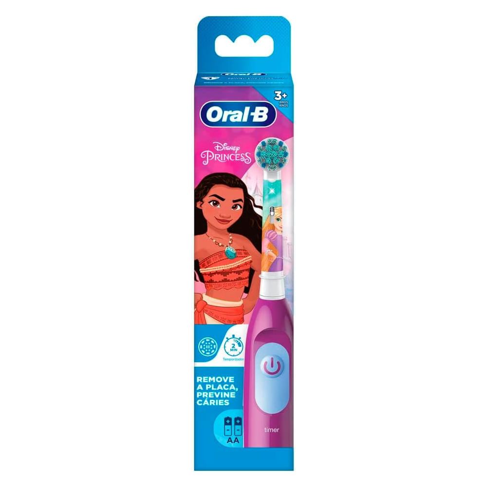 Escova Dental Elétrica Oral B Kids Princesas Escova Dental Elétrica Oral Kids Princesa