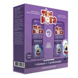 Shampoo E Condicionador Infantil Tá Na Hora Lisinho E Sem Frizz 350ml Cada