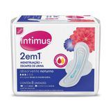 Absorvente Íntimus Gel Noturno 2 Em 1 8 Unidades