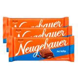 Kit 3 Chocolate Neugebauer Ao Leite 80g