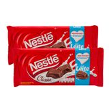 Kit 2 Chocolate Nestlé Classic Ao Leite Com 150g