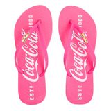 Chinelo Coca Cola 1886 Feminino Rose Claro 36 Coca-cola